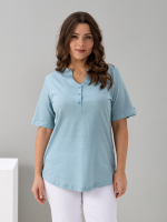 Блузка БЛ-122/рогожкашалфей