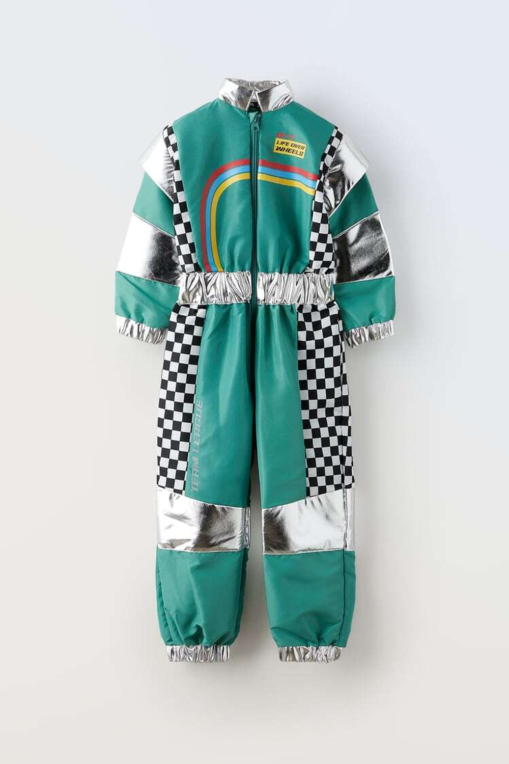 ZARA КОСТЮМ «ГОНЩИК», ЗЕЛЕНЫЙ