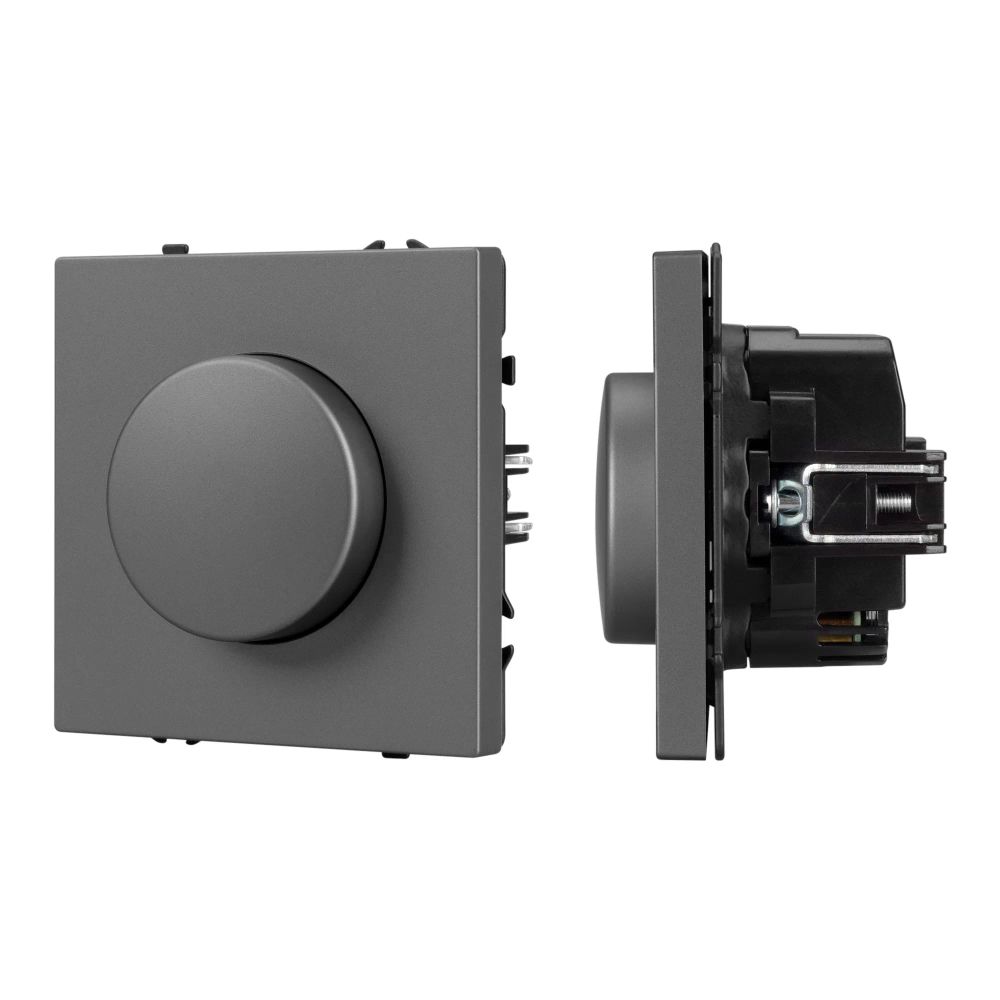 Механизм светорегулятора SWT-NOBE-DLR-SFPL-GR (250V, 300W) (Arlight, Серый базальт) 054327(1)