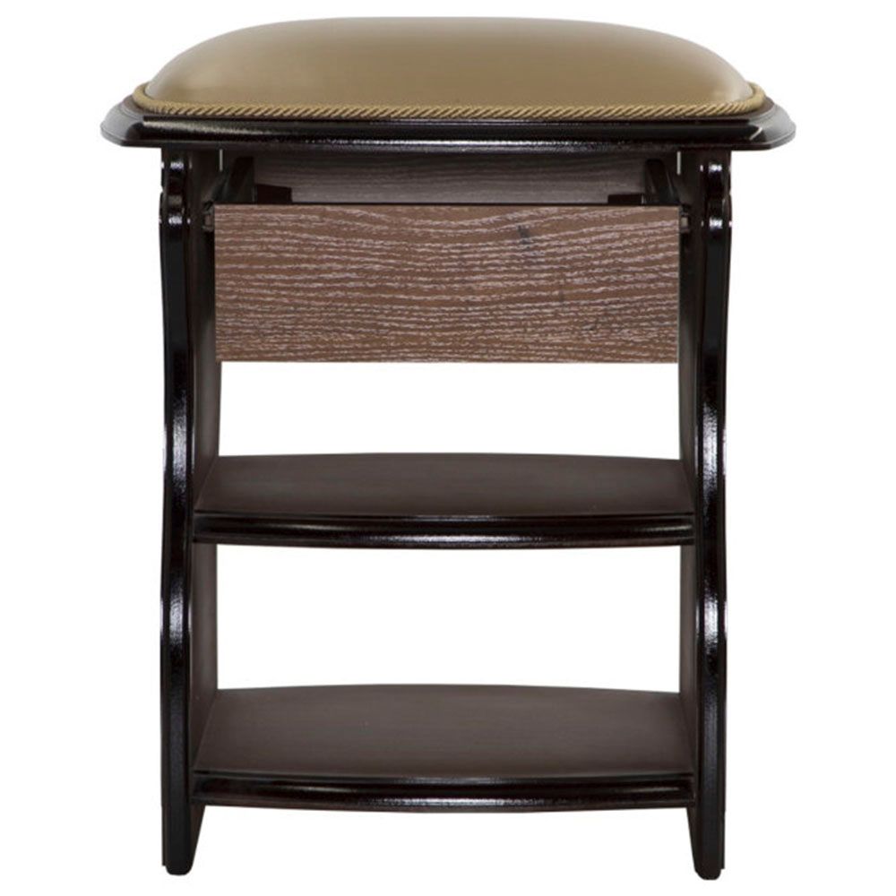 Табурет с ящиком Марта темно-бежевый