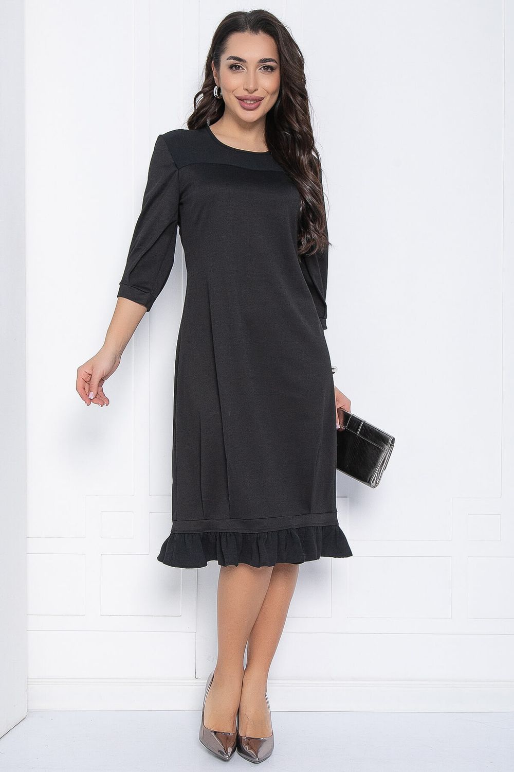 Платье Бостон (черное) П12506-10 LT Collection