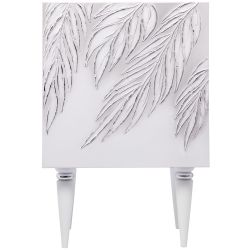 Тумба прикроватная Тропик Классика Айс Сильвер правая