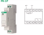 Реле промежуточное (электромагнитное) PK-1P 12 16А 12В AC/DC