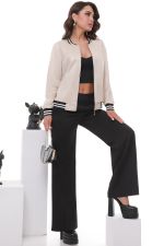 Бомбер бежевого цвета DStrend (Акция)