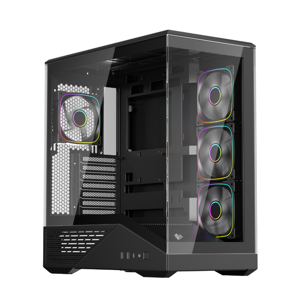 Компьютерный корпус 1STPLAYER FIREBASE GM7 Black без Б/П