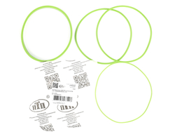 РК колец гильзы ЯМЗ 7511 синий/зелёный сиилкон  ПТП64  "ПолиуретанДеталь"