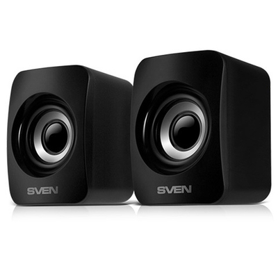 Колонки SVEN 130, чёрный, USB, мощность 2x3 Вт(RMS)