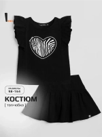 Костюм в садик для девочки юбка и футболка