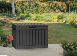 Пластиковый сундук Keter Kentwood 190 л graphite