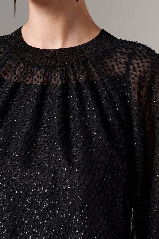 23161 Блузка женская (черный)