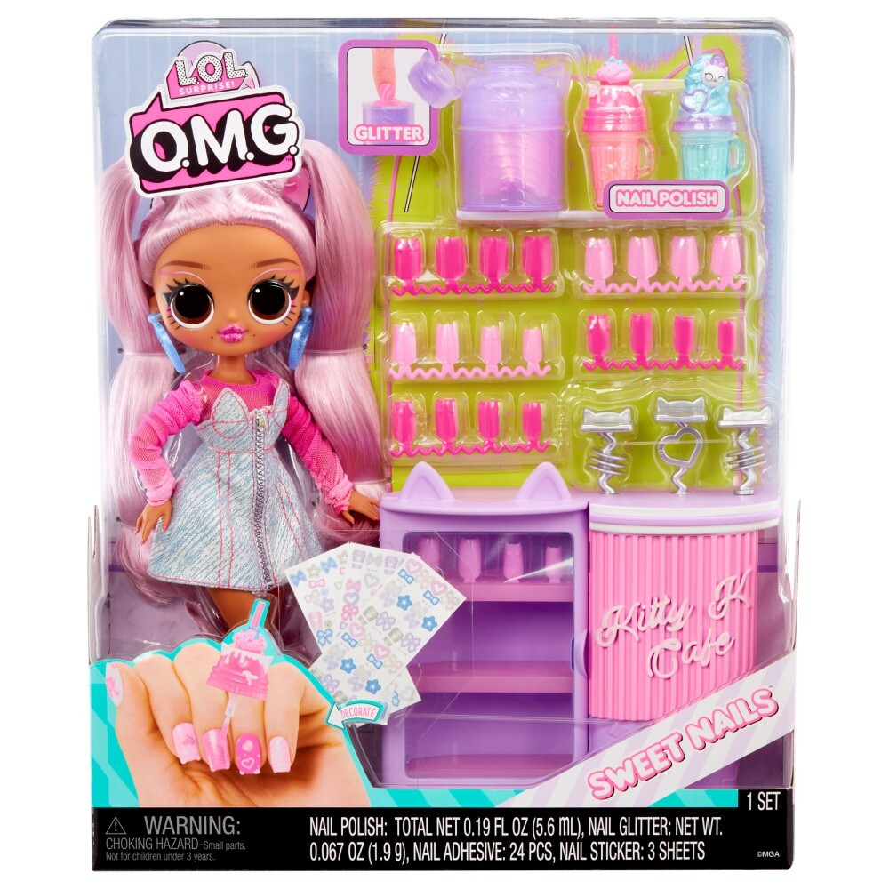 L.O.L. СЮРПРИЗ - LOL O.M.G. Студия сладких ногтей + кукла Китти К 503859 / артикул   503774 503859  / GTIN 035051503859
