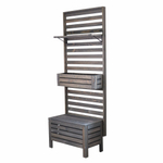 Ящик навесной деревянный Эпларо, графит