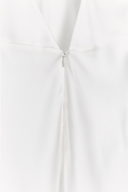 ZARA ТОП НА БРЕТЕЛЯХ С ВЫРЕЗОМ — 50TH ANNIVERSARY, БЕЛЫЙ