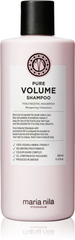 Maria Nila Pure Volume - шампунь для придания объема тонким волосам /  bez siarczanów 350  ml  / GTIN 7391681036109