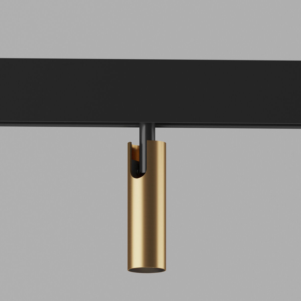 Slim Magnetic Умный трековый поворотный светильник 7W 2700-6500K Dim Cubo латунь 85070/01