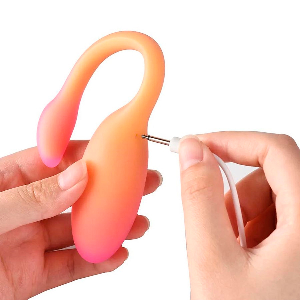 Вибратор и тренажёр Кегеля Flamingo Max оранжевый 11 см