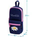 Пенал мягкий прямоугольный 1 отделение 210х90х40 Berlingo Flower, ткань