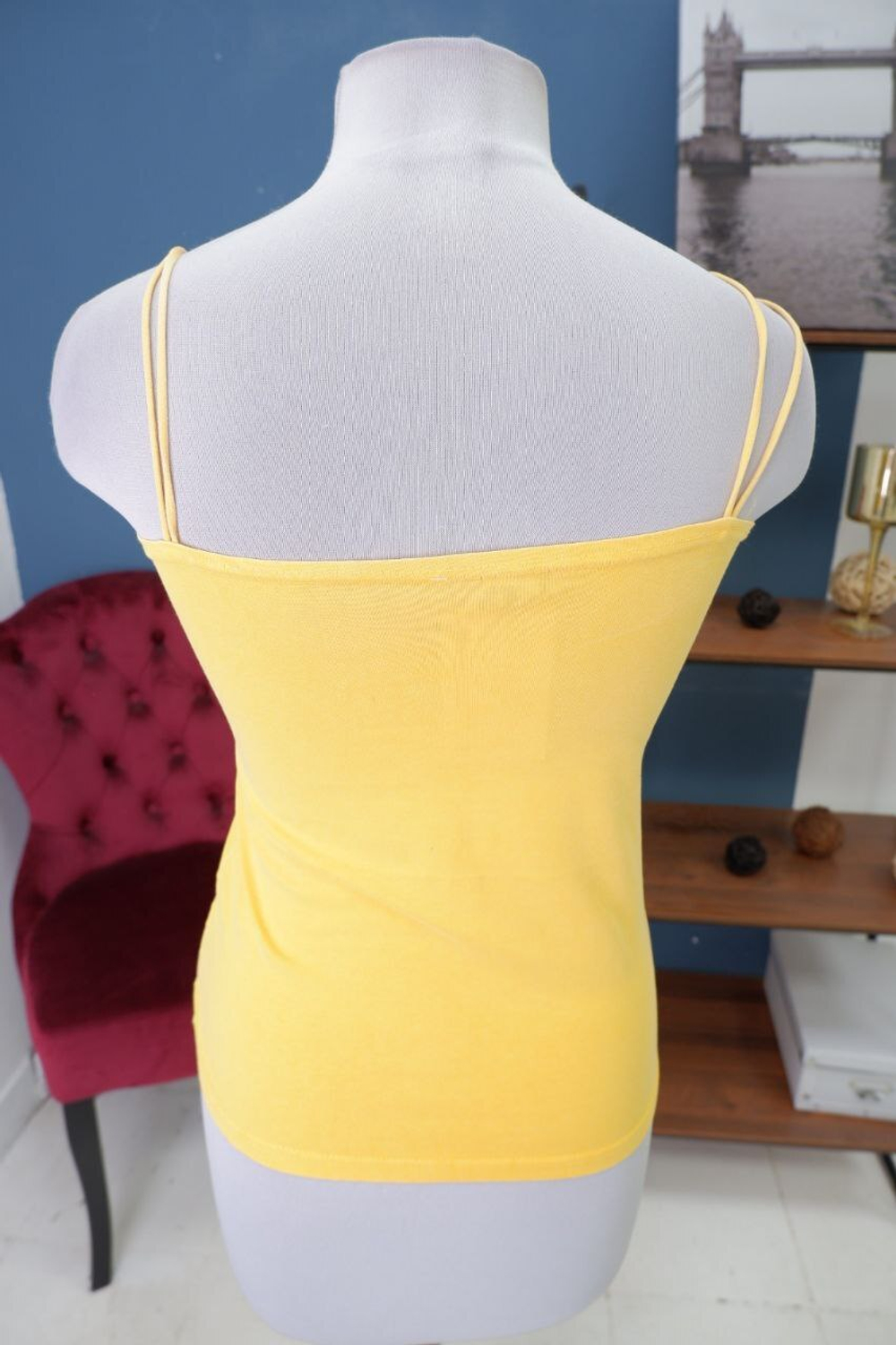 Топ летний желтый 44 размер