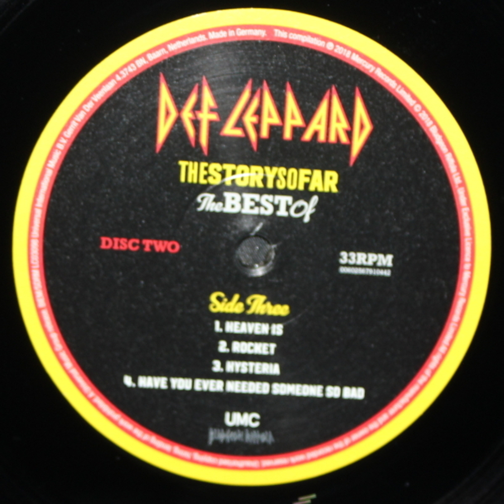 Def Leppard / The Story So Far - The Best Of Def Leppard (2LP+7" Vinyl Single)