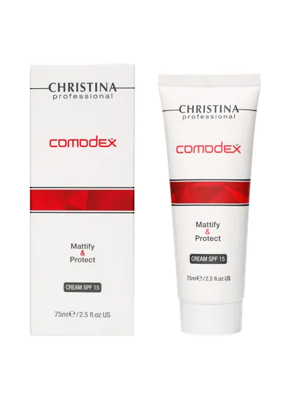 Матирующий защитный крем spf 15