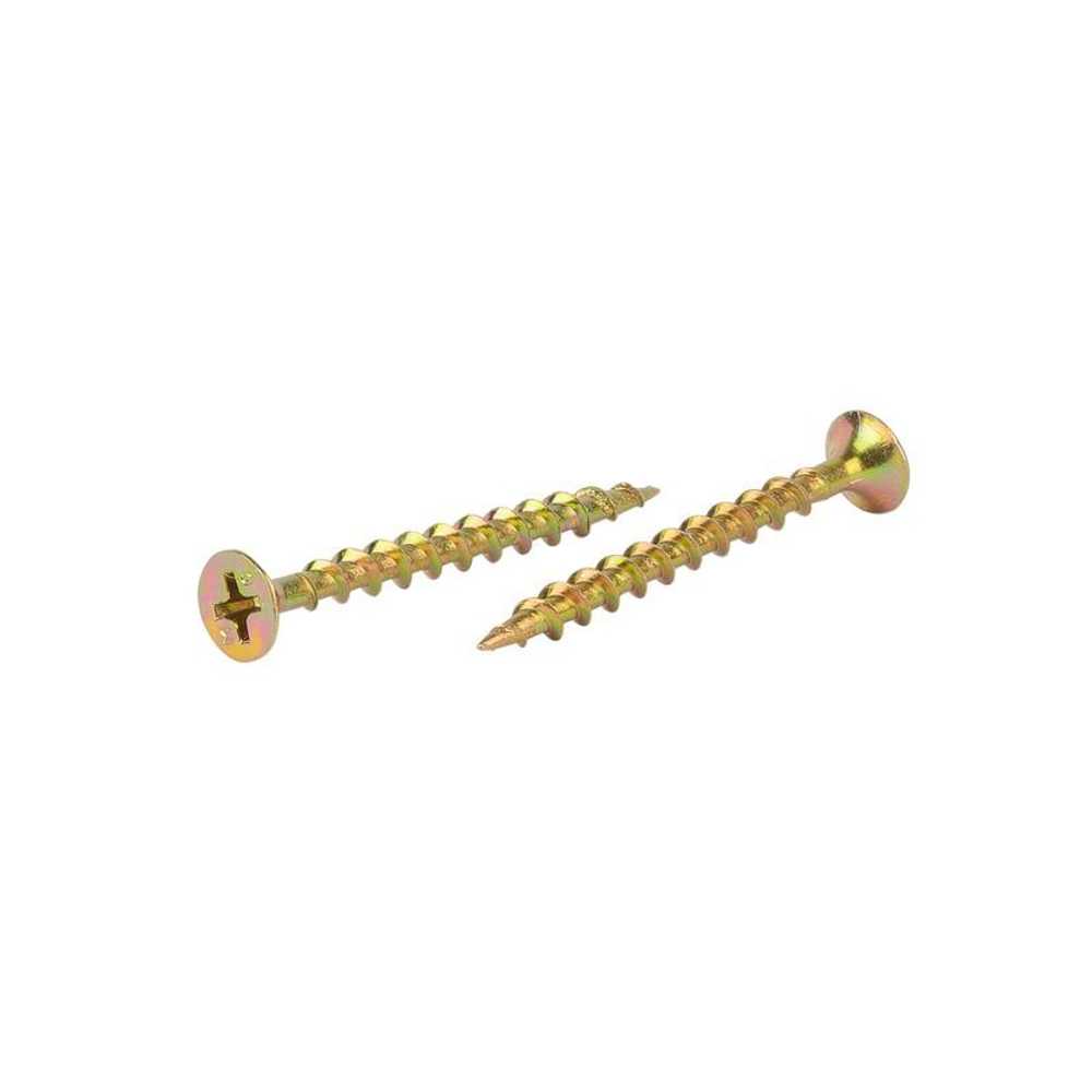 Саморез по дереву 3,5х41 мм желтый цинк