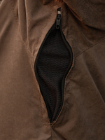 Куртка демисезонная Варгградъ на флисе мужская тёмно-коричневый