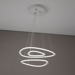 Citilux Неон Смарт CL731A330E RGB Умная подвесная люстра Белая