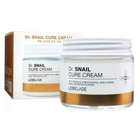 Антивозрастной восстанавливающий крем с Муцином Улитки Lebelage Dr. Snail Cure Cream 70мл