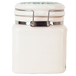 Банка для сыпучих продуктов (клипс) " " 12х9,5х12см v=480мл (подарочная упаковка)