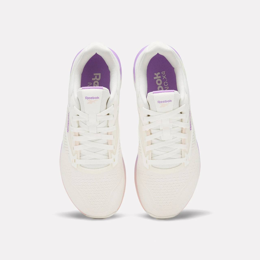 Кроссовки женские Reebok Nano X4 (Бело-Фиолетовые)
