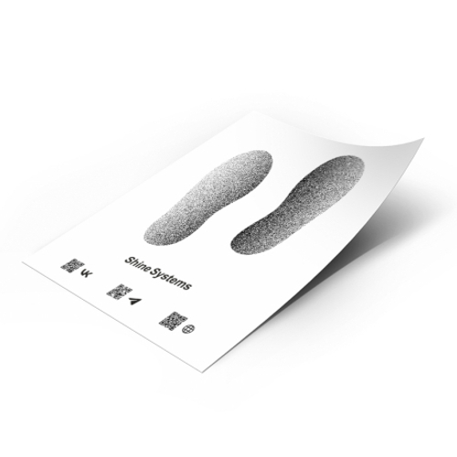 Shine Systems PaperMats - бумажные двухслойные коврики для авто, размер 500х380, 500 шт