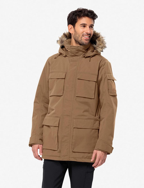 Мужская зимняя куртка (Коричневая) Т10