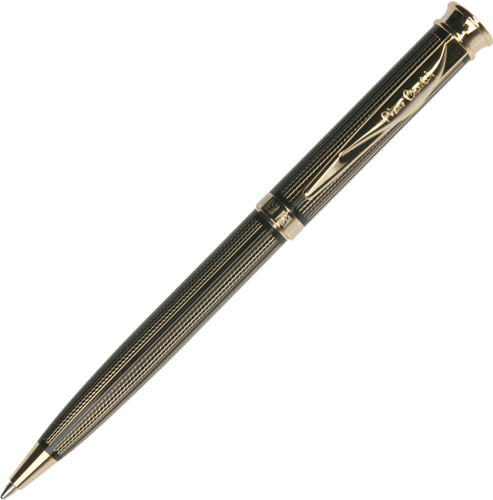 Шариковая ручка Pierre Cardin TRESOR PC1001BP-03G латунь и позолота с гравировкой в подарочной упаковке