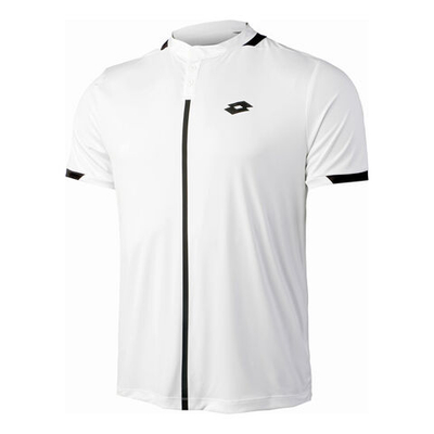 Мужское теннисное поло Lotto Top IV Polo Men - White, Black