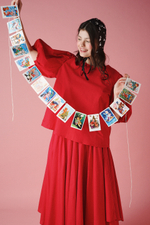 Блузка с рукавами-фонариками из батиста, "Морозко"