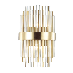 4639/2W HALL ODL20 645 золотой/металл/стекло Бра G9 2*40W 220V IDA