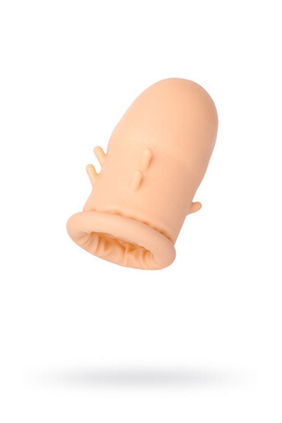Удлиняющая насадка с усиками из серии XLover (6 см ) (Цвет: телесный)