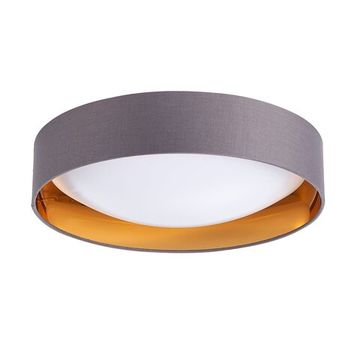 SLE201112-01 Светильник потолочный Серый, Золотистый/Белый LED 1*24W 4000K ORBIO