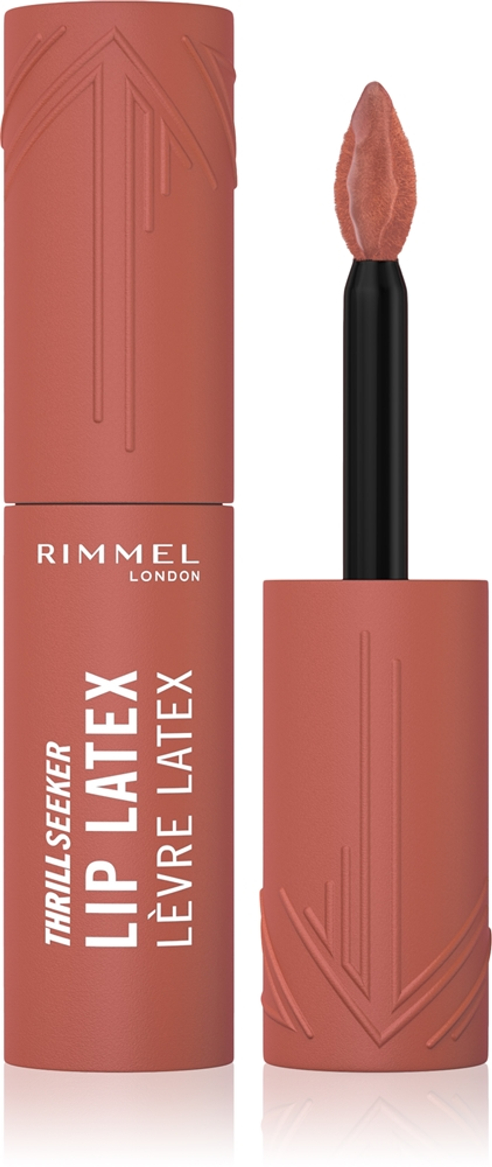 Rimmel Thrill Seeker Lip Latex - Помада в жидкой форме оттенок 100 Sassy, 6 ml