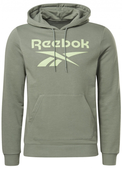 Мужская теннисная кофта Reebok Identity Big Logo Hoodie M - зеленый