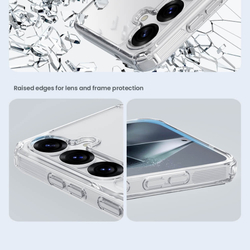Прозрачный силиконовый чехол Nillkin Nature Pro для Samsung Galaxy S25
