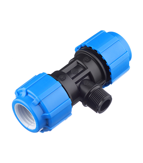 Тройник с наружной резьбой для п/э 32х3/4"х32;