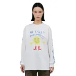 Лонгслив Волчок Darkness белый