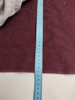 Шарф шерстяной бордовый