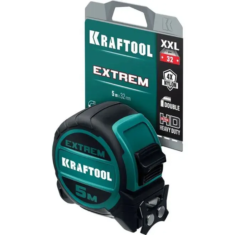 Рулетка со сверхшироким полотном KRAFTOOL 5м х 32мм 34127-5