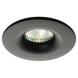 Светильник встраиваемый алюминиевый ЭРА KL105 BK под лампу MR16 GU5.3 черный | Алюминиевые встраиваемые светильники