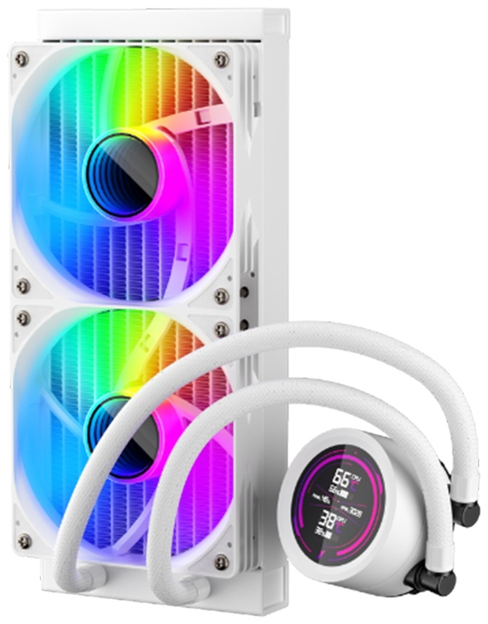 Водоблок 1STPLAYER TS4-240-WH белый