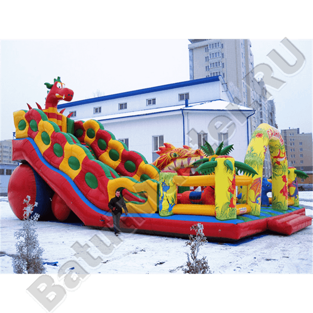 Большая и высокая горка "Саванна ПРОФИ"