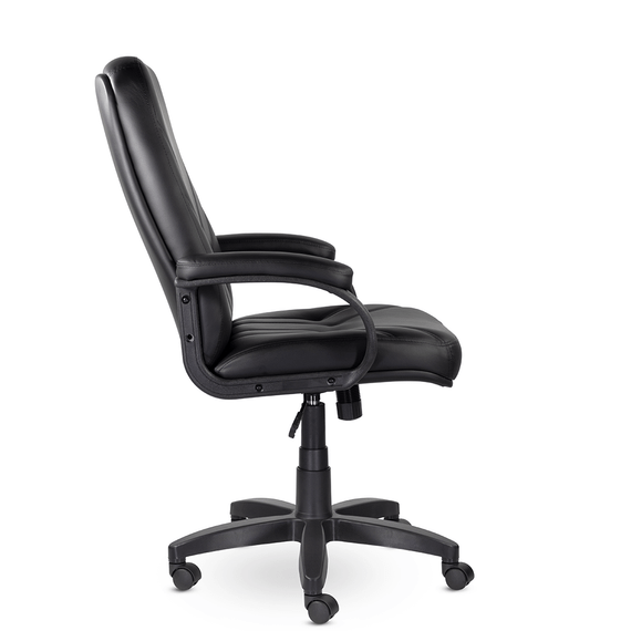 Кресло Комо В пластик-люкс 727 S-0401 (черный)