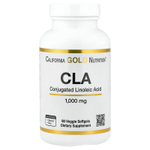 California Gold Nutrition, Clarinol, КЛК, конъюгированная линолевая кислота, 1000 мг, 90 мягких таблеток